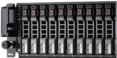 Mix 3.5" and 2.5" SAS, near-line SAS and solid-state drives to optimize your SAN. 