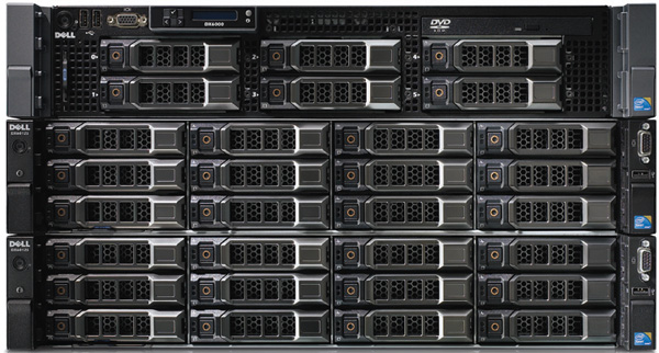 Two DX6012S Front Open (12 Drives) View 