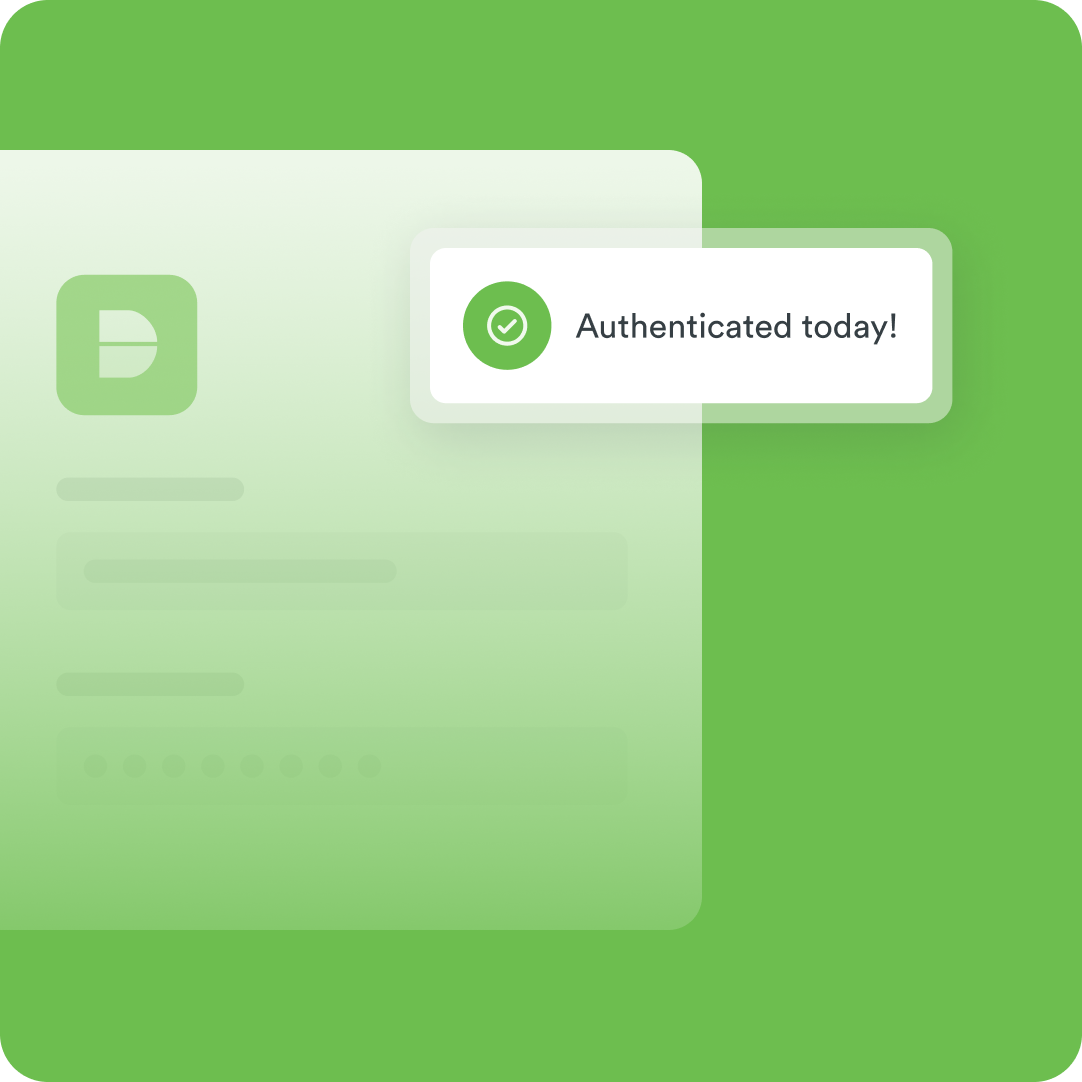 Authentication alert from Duo Passport indicating authentication has been granted today