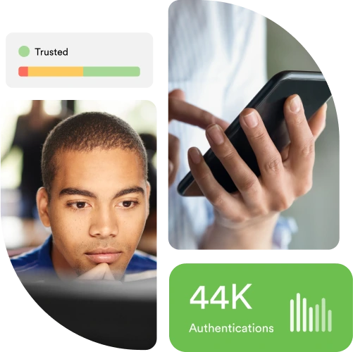 Computer user authenticating as a trusted device using Duo