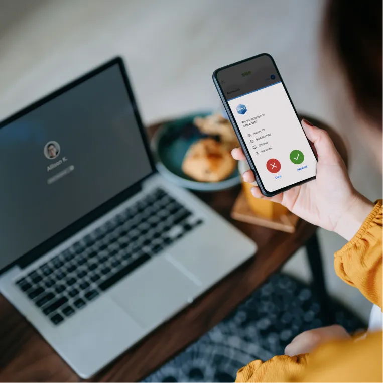 Trusted device secured by Duo's ISPM being viewed by remote worker