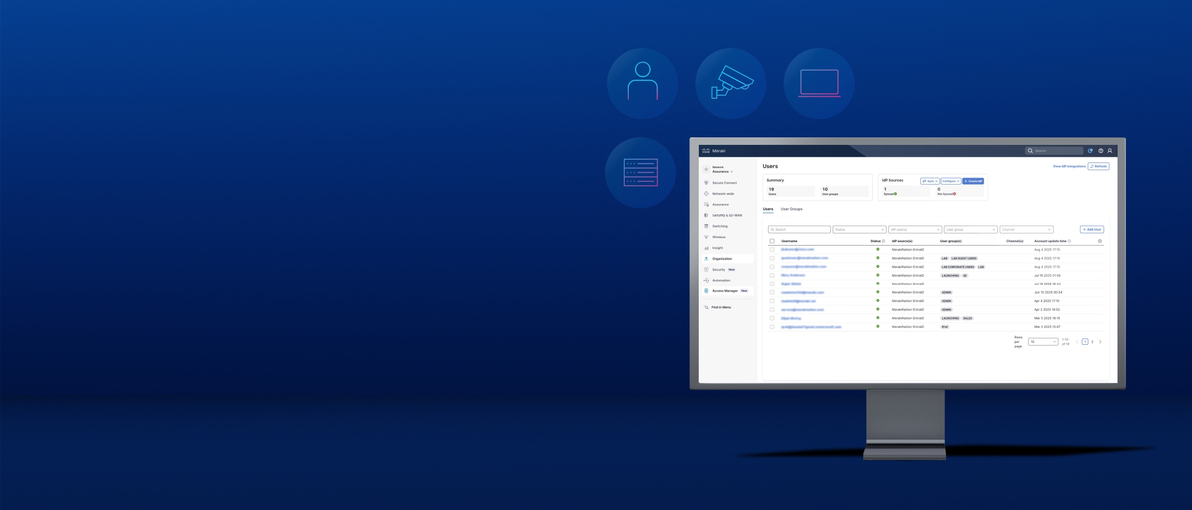 Cisco Secure Access management console