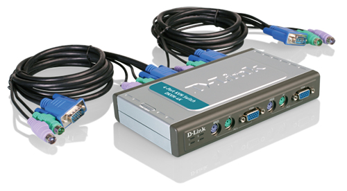 D-Link DKVM-4K 4-Port PS/2 KVM Switch