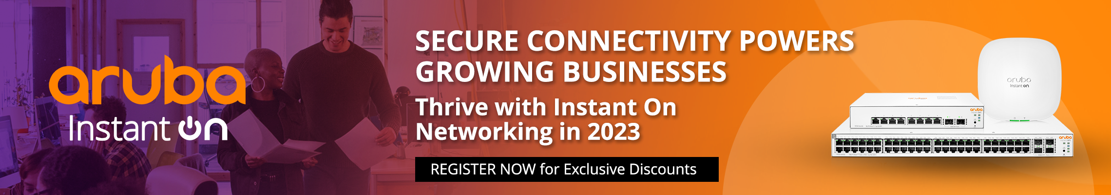 Aruba Instant On Webinar Promo banner