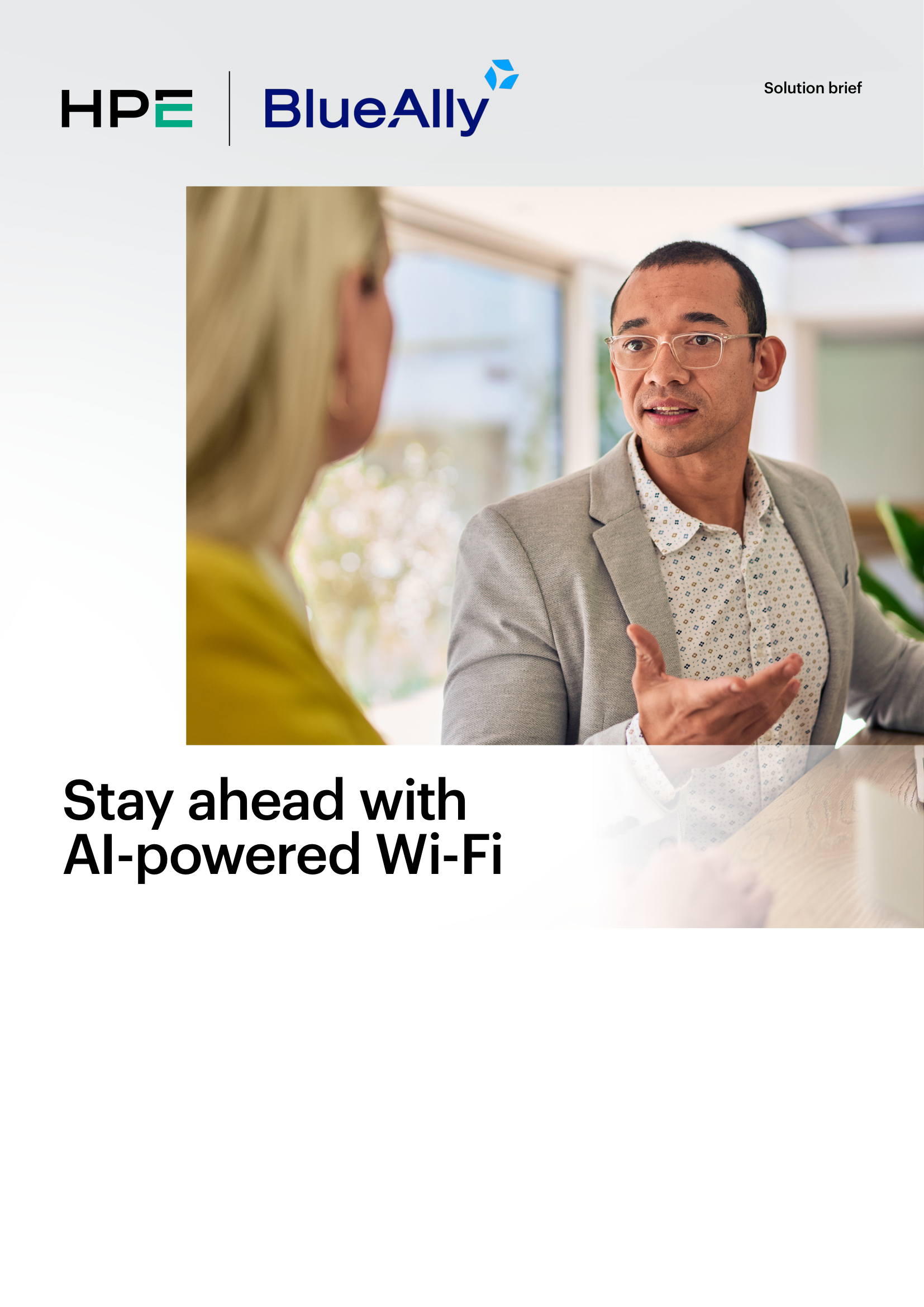 Stay ahead with AI-powered Wi-Fi solution brief cover