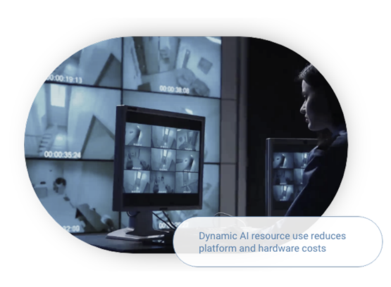 AI-driven resource optimization illustration reducing compute and cost