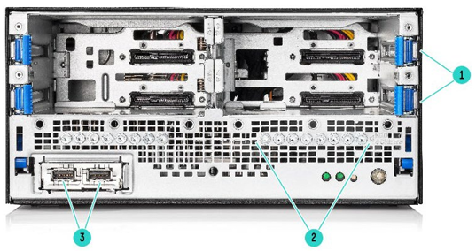 HPE ProLiant MicroServer Gen10 Plus v2 - Front View (Internal)