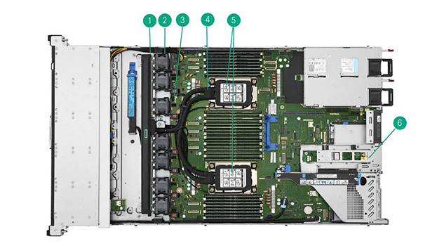 Internal View – Closed Loop Liquid Cooling Heatsink & Fan Kit