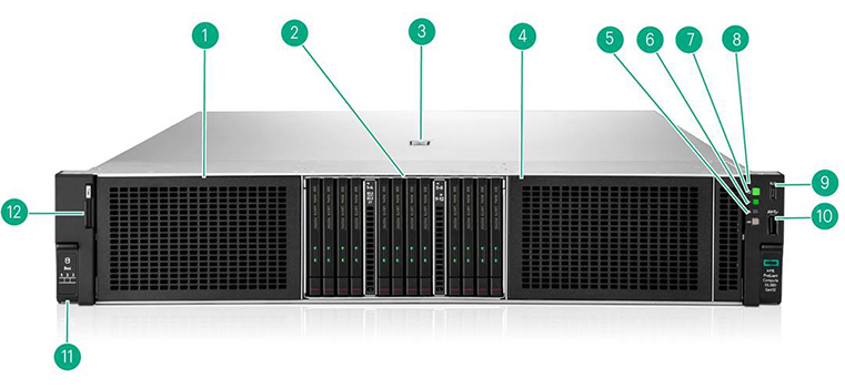 Front View – EDSFF CTO Server