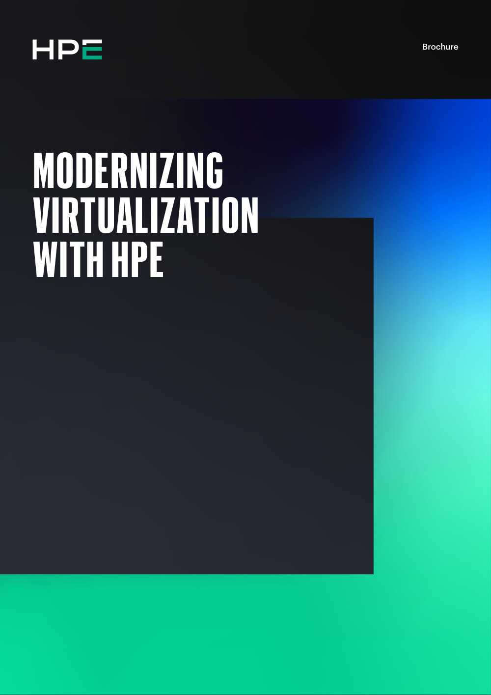 Explore HPE Virtualization Solutions brochure cover