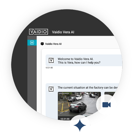 Vaidio AI Vision platform interface showing agentic actions and alerts