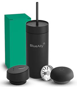 Complimentary Fellow water bottle with gift box