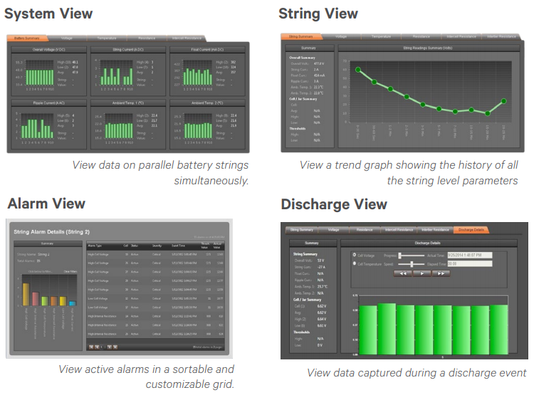 Battery Xplorer Screens
