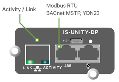 Modbus TCP/RTU, BACnet IP/MSTP, SNMP v1/v2c/v3, and YDN23