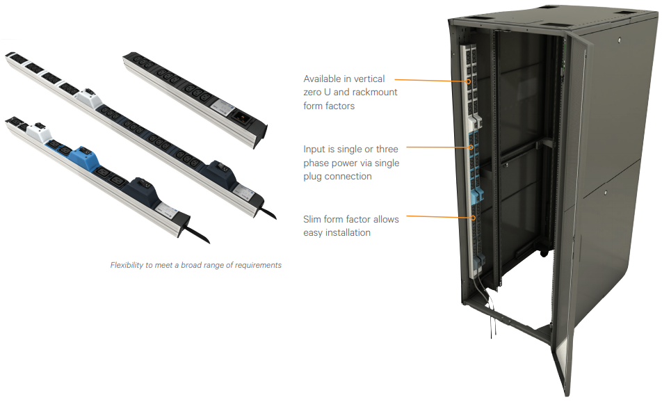DI-STRIP: Most robust and comprehensive line of basic rack PDUs in easy to use configurations.