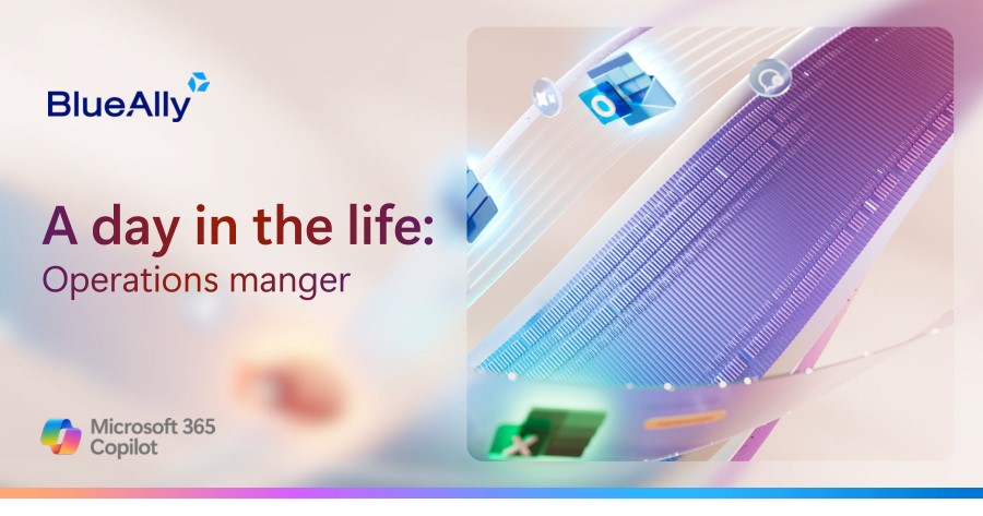 Infographic: Day in the Life of an Operations Manager using Microsoft 365 Copilot