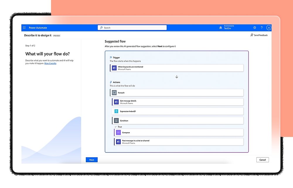 A screen shot of the Microsoft sales dashboard.