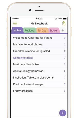 OneNote for iPhone
