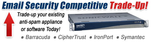 Email Security Competitive Trade-In Program - Trade-up your existing anti-spam applaince or software today!