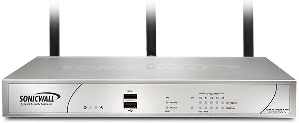 SonicWall NSa 250M Wireless-N Appliance