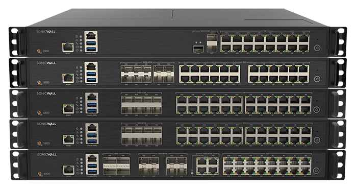 SonicWall TZ and NSa Gen 8 series firewall appliances