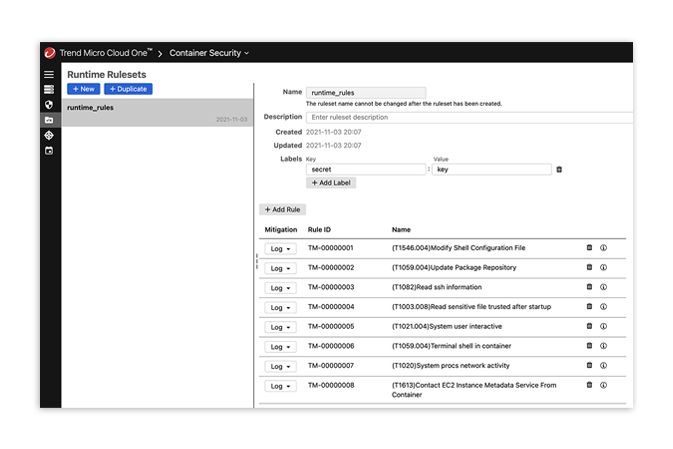 Continuous security with container runtime protection