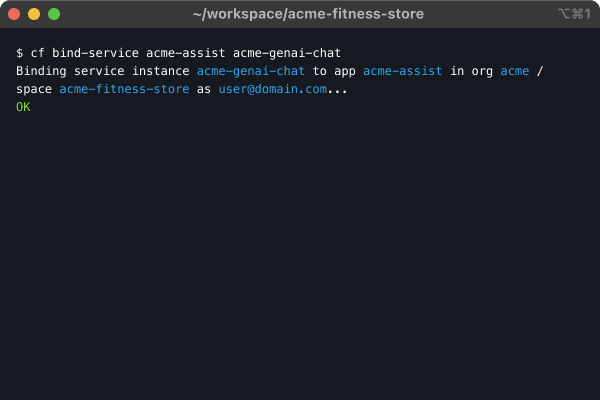 AI-powered applications with Tanzu Platform