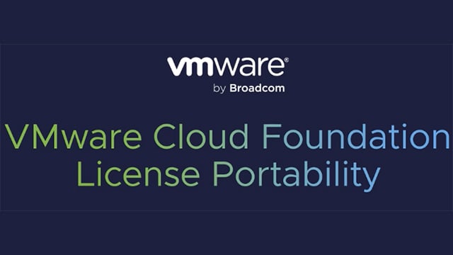VMware License Portability