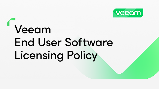 Veeam Licensing Policy