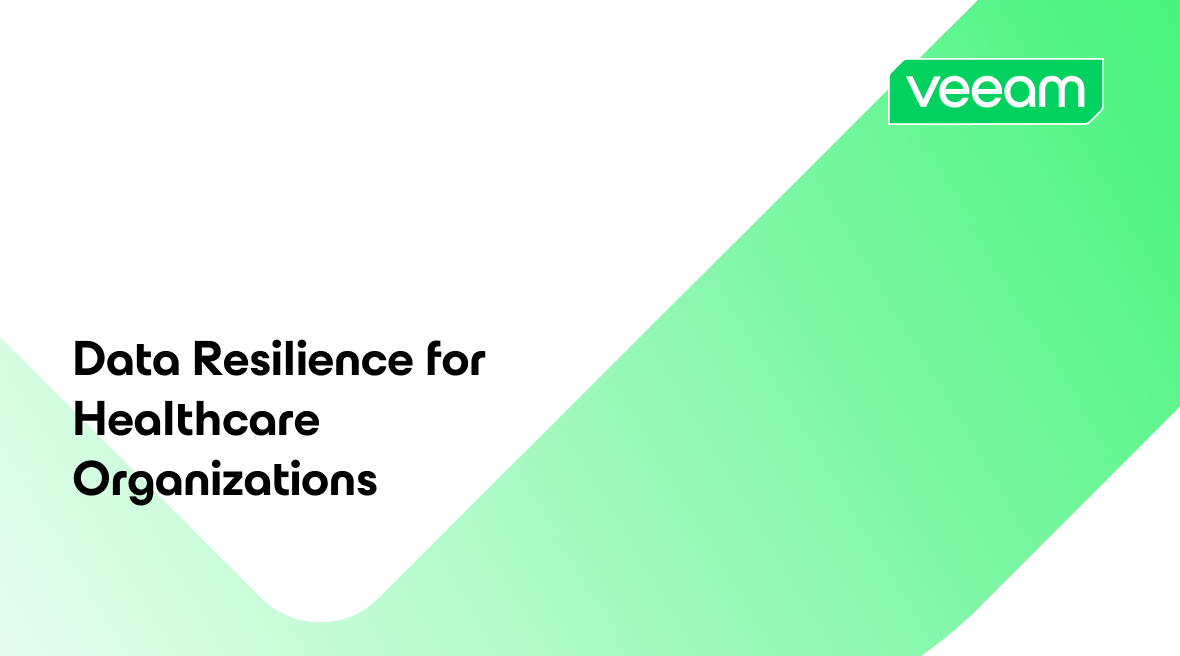 Veeam healthcare compliance session title card