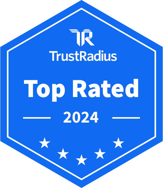 TrustRadius Top Rated 2024 award badge