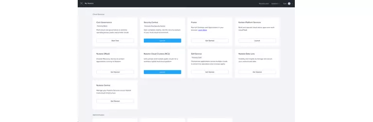 Global visibility and management dashboard