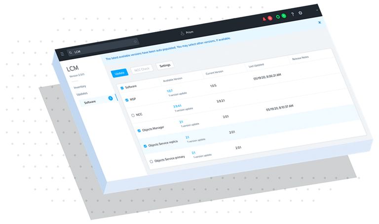 Nutanix Zero Trust Security Dashboard