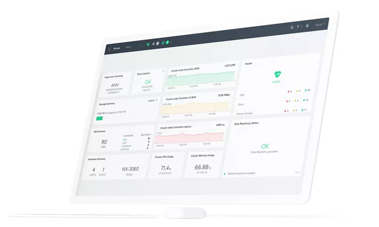 AHV compute and virtualization UI screenshot