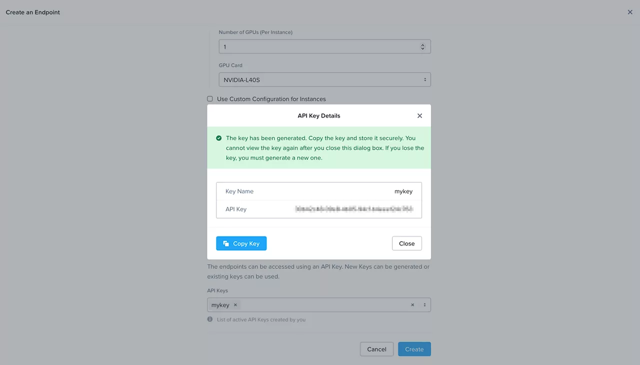 Enterprise AI operations dashboard with security controls