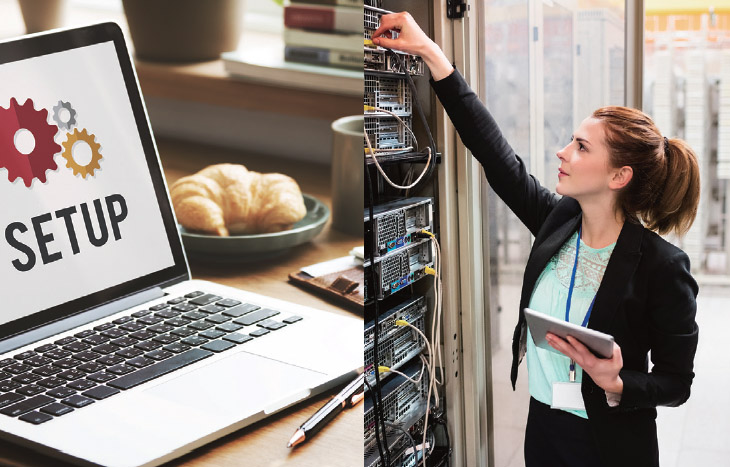 Easy, safe administration management with two-level configuration