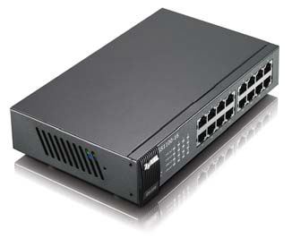Zyxel GS1100-16 16-Port Desktop GbE Switch