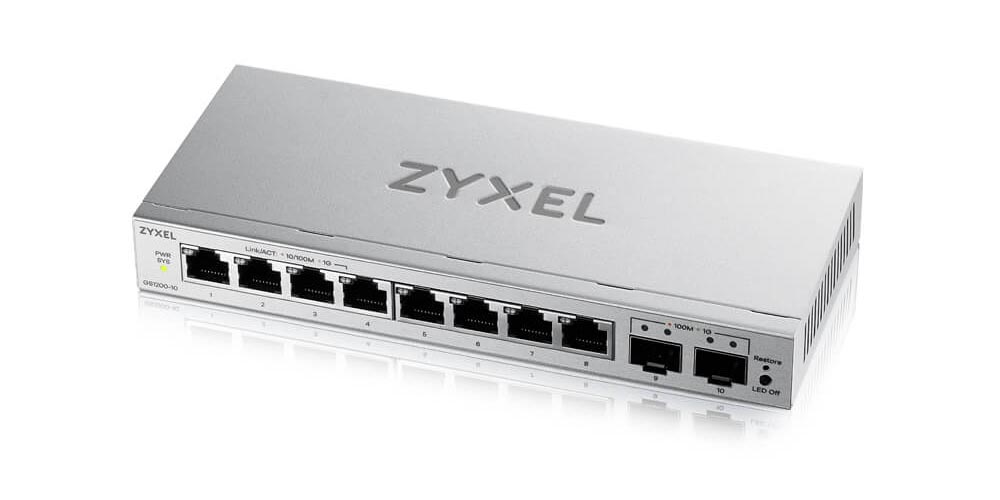 Zyxel GS1200-10v3 Left Angle