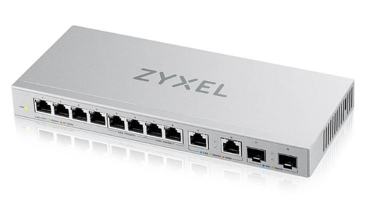 Zyxel XGS1010-12 Front Left