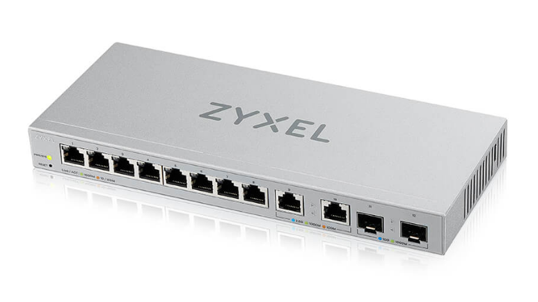 Zyxel XGS1210-12 Front Left