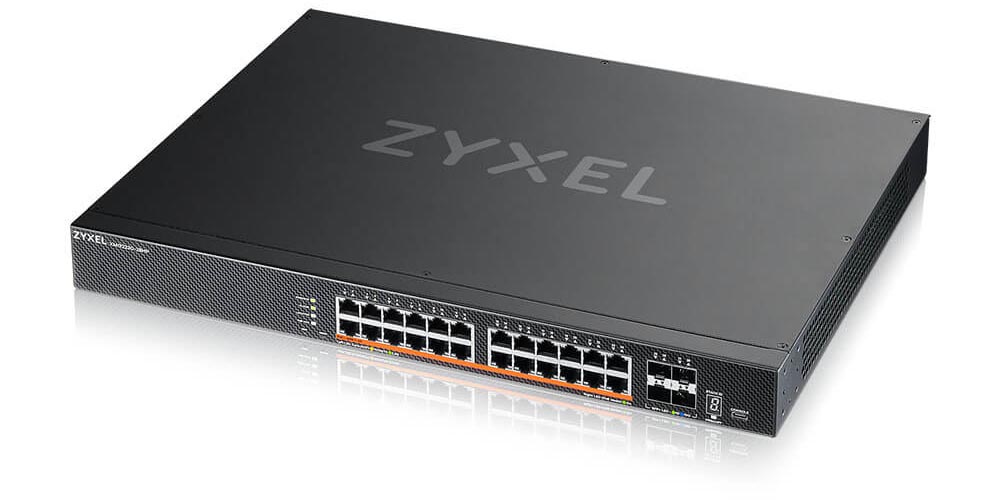 Zyxel XMG2230-28HP Left Angle
