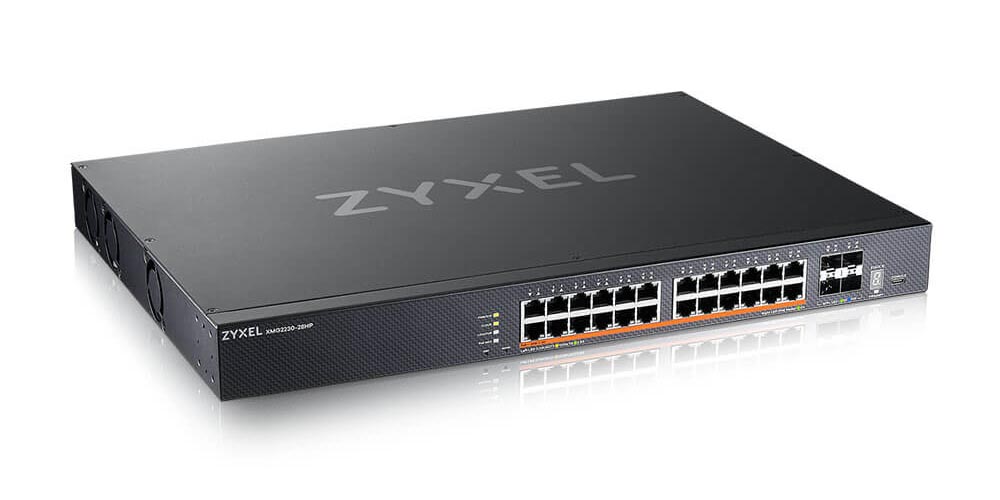 Zyxel XMG2230-28HP Right Angle