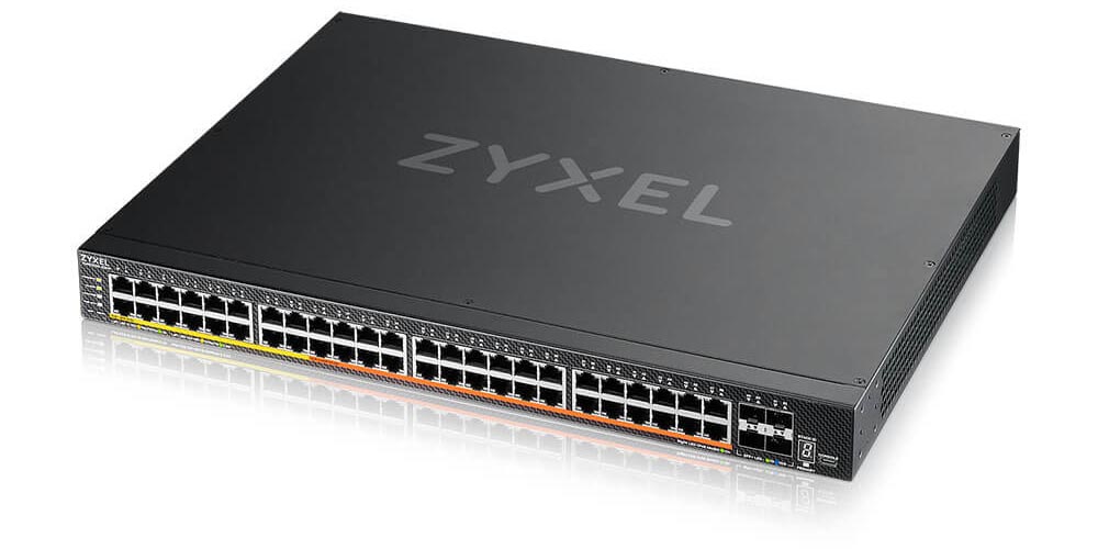 Zyxel XMG2230-52HP Left Angle