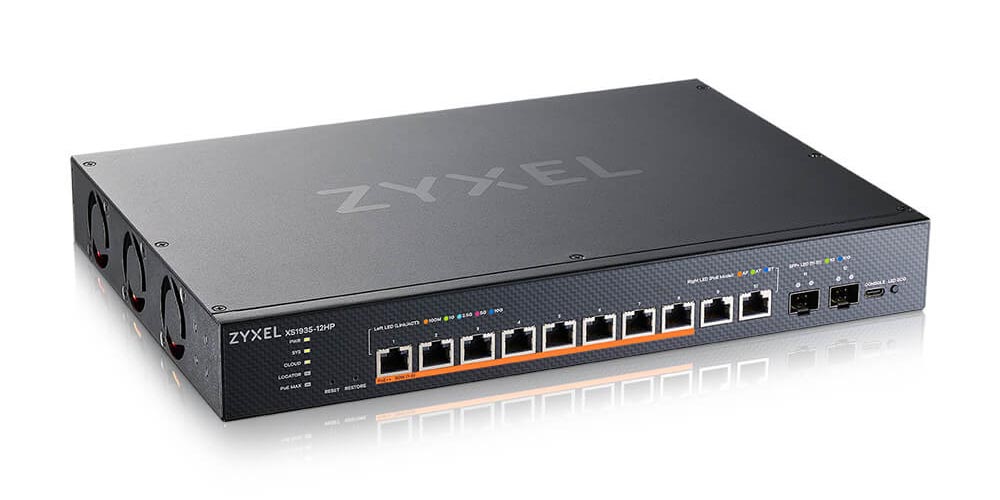 Zyxel XS1935-12HP Right Angle