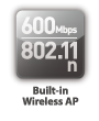 Built-in Wireless AP